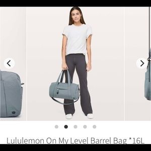 Lululemon On my Level Barrel Bag 16 L